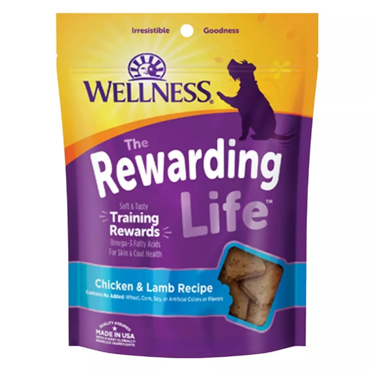 Wellness Rewarding Life Dog Treats - Chicken & Lamb Recipe