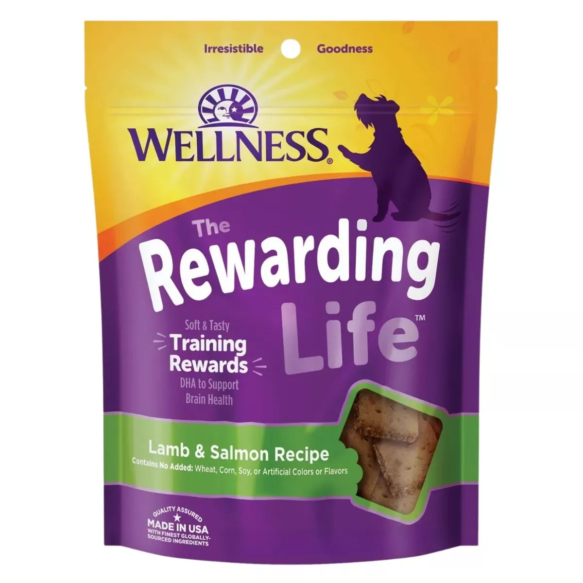 Wellness Rewarding Life Dog Treats - Lamb & Salmon Recipe