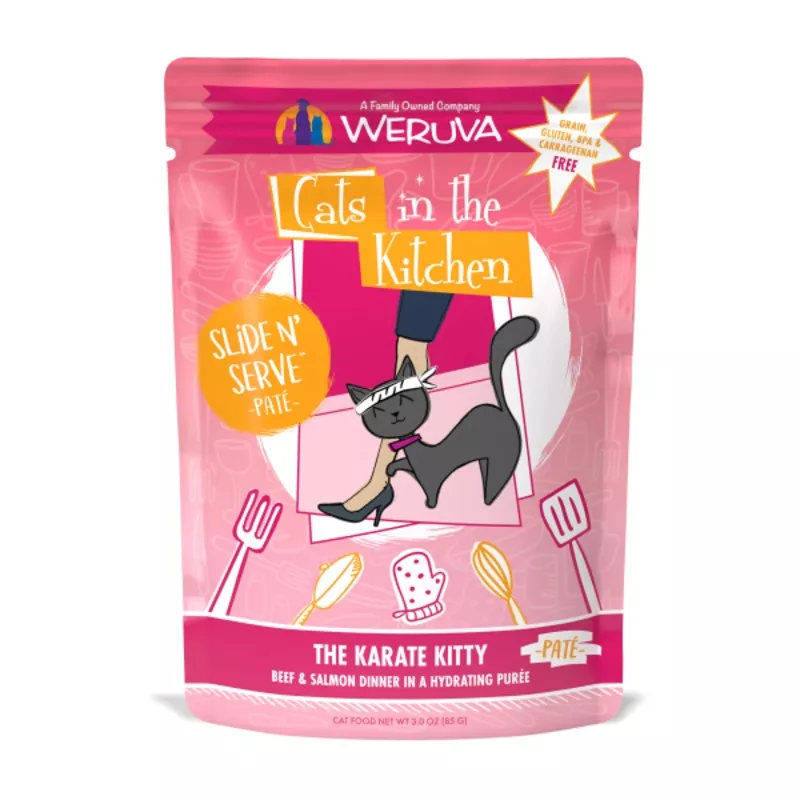 Weruva CIK Slide N’ Serve The Karate Kitty 12/85g Pouch