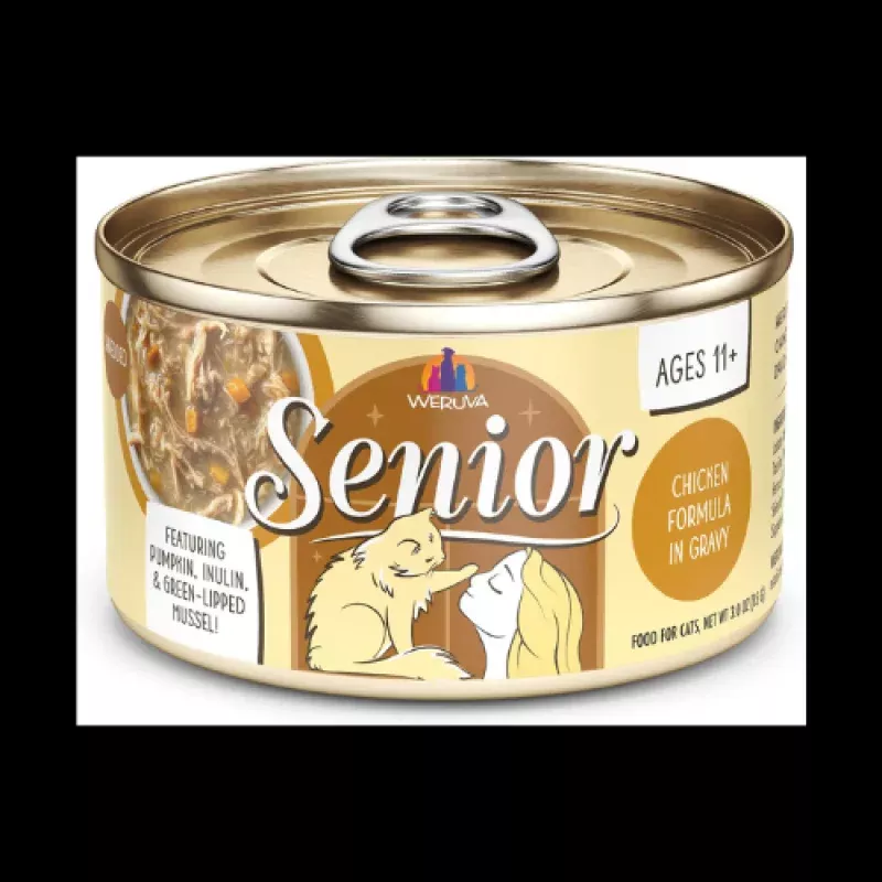 Weruva Senior Chicken Formula in Gravy Canned Cat Food