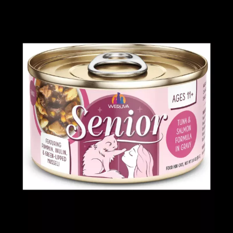 Weruva Senior Tuna & Salmon Formula in Gravy Canned Cat Food