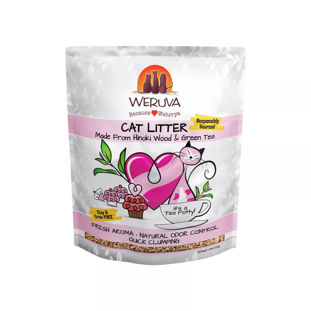 Weruva Tea Potty Cat Litter