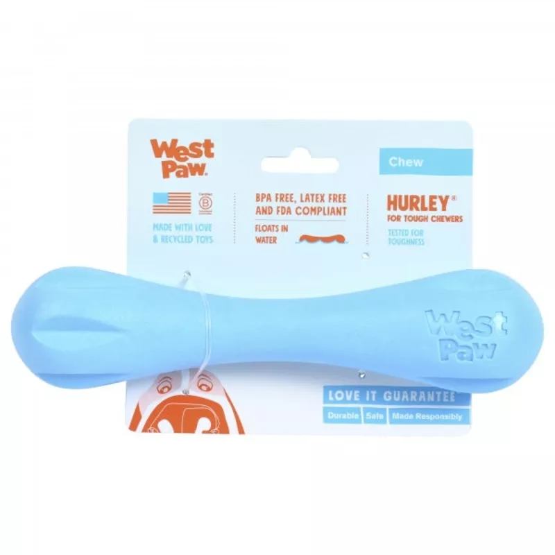 West Paw Hurley L Aqua Blue