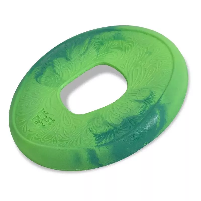 West Paw Seaflex Sailz Dog Chew Toy EmeraldGreen