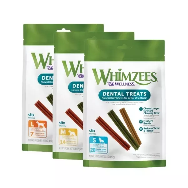 Whimzees Stix Natural Daily Dental Dog Chews