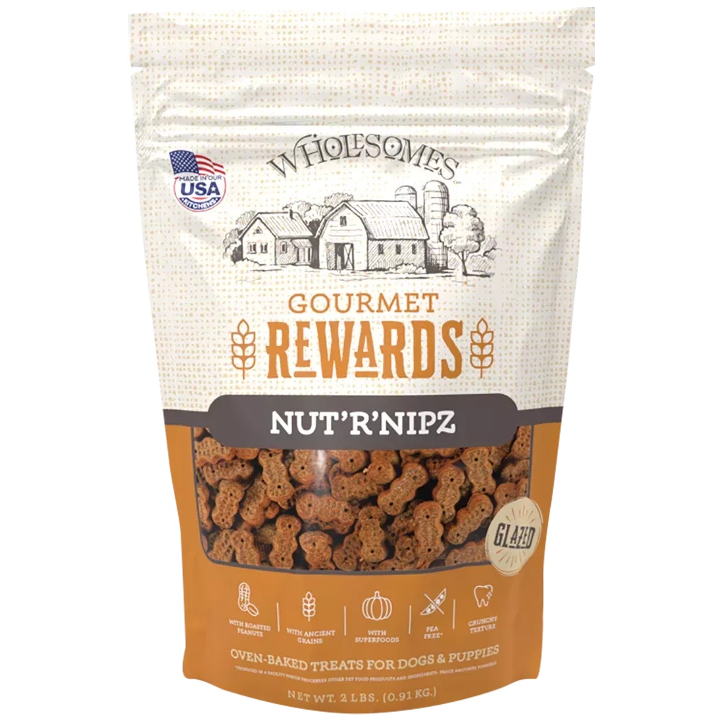 Wholesomes Gourmet Rewards Nut R Nipz 2#