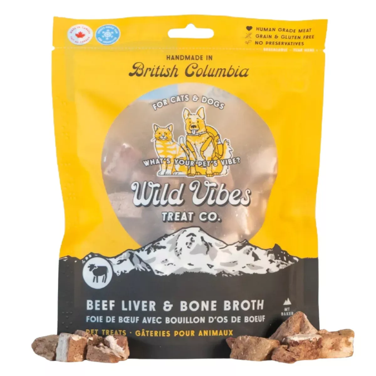 Wild Vibes Freeze-Dried Treats - Beef Liver & Bone Broth