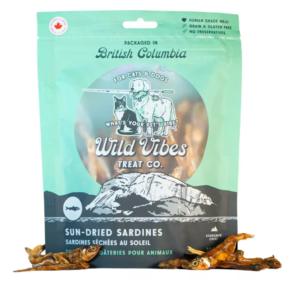 Wild Vibes Sun-Dried Treats - Sardines