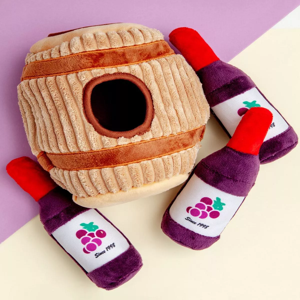 Wine Barrel Puzzle Hunter Interactive Dog Toy