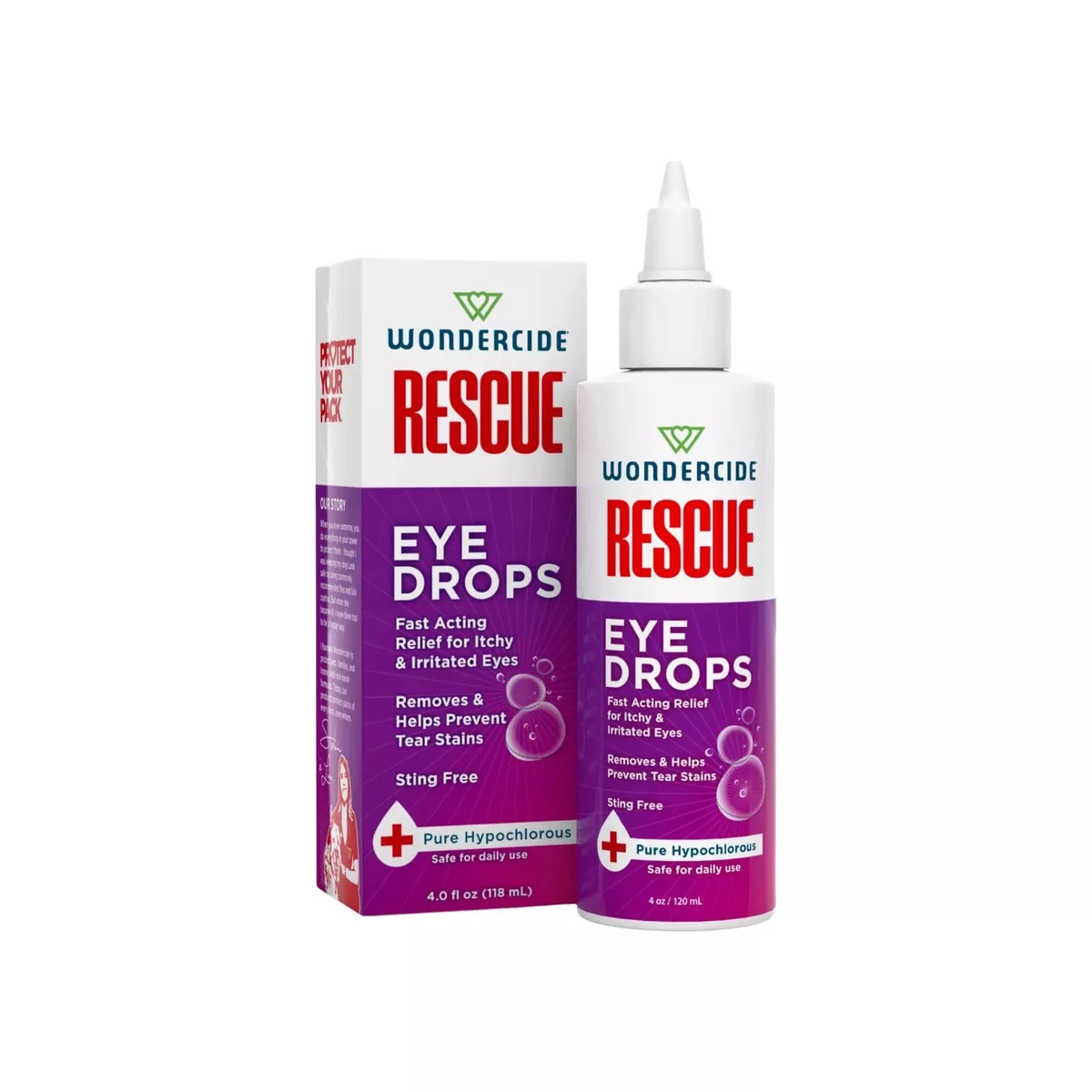 Wondercide Rescue Eye Drops for Dogs & Cats