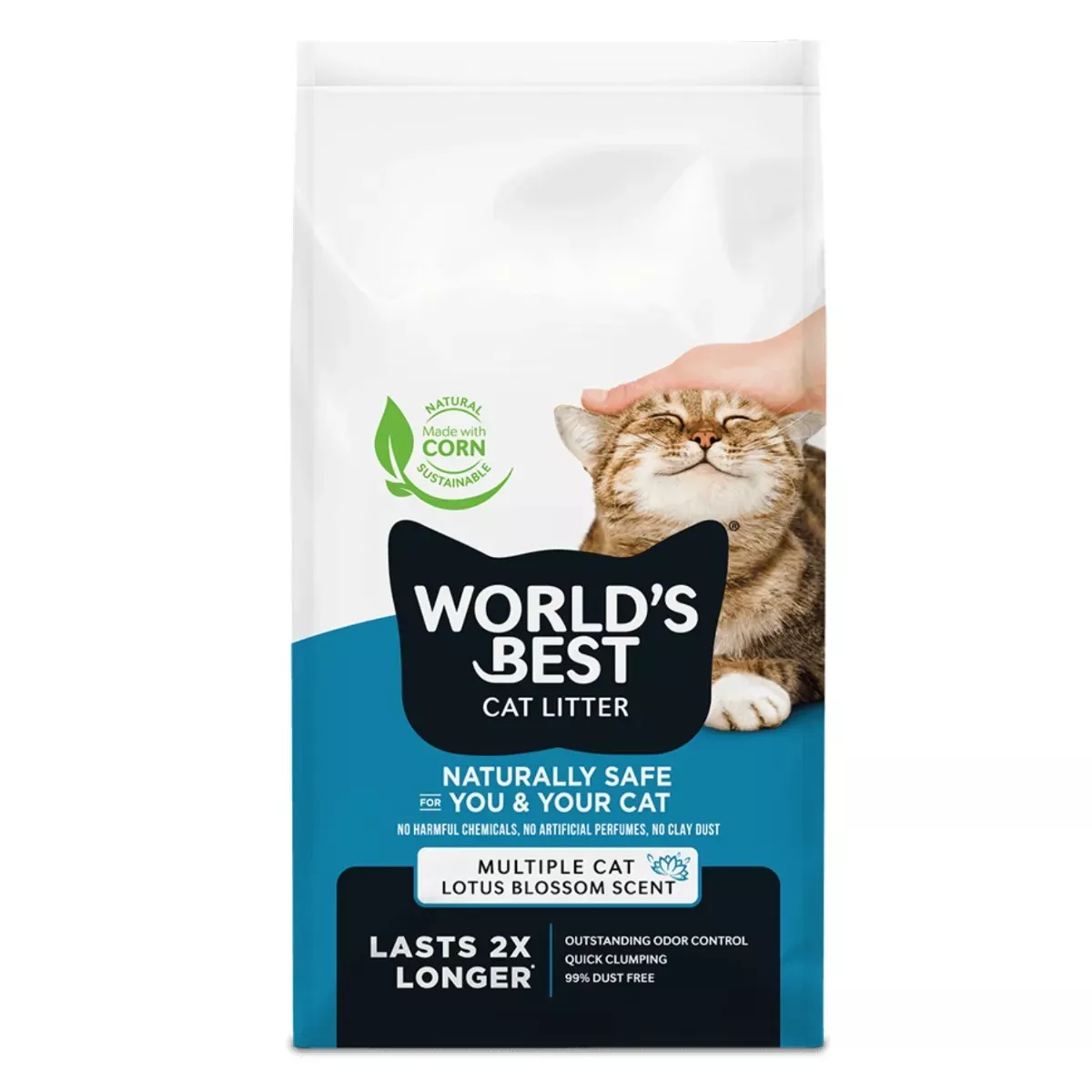 World's Best Cat Litter Multiple-Cat Lotus Blossom Scent Formula