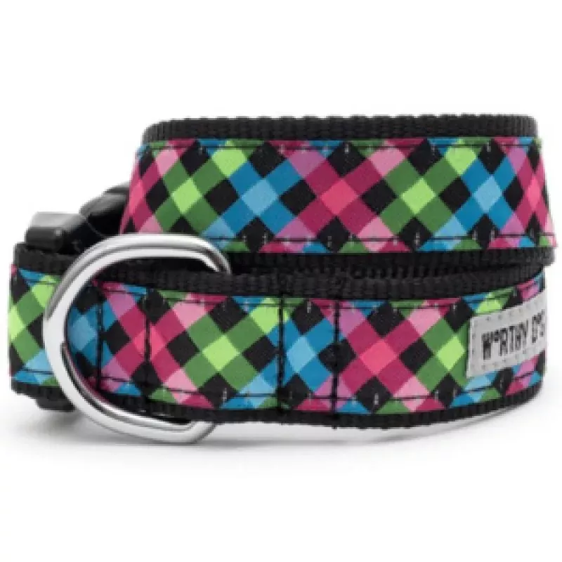The Worthy Dog Carnival Check Dog Collar