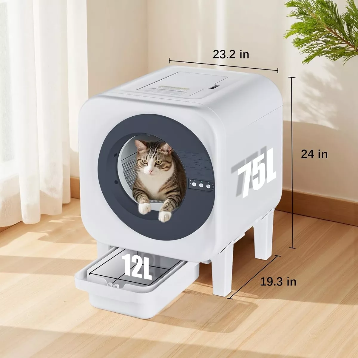 XIAOMI Automatic Cat Litter Box With Camera