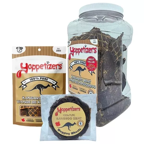 Yappetizers Dog Treats - Kangaroo Meat