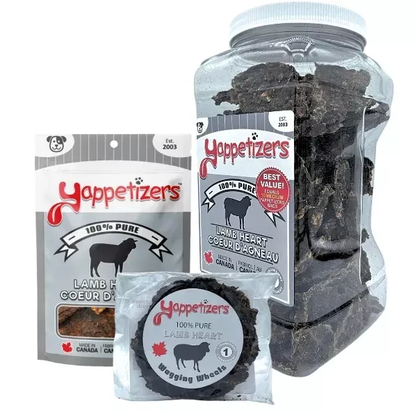Yappetizers Dog Treats - Lamb Heart