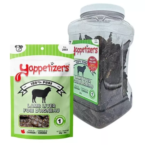 Yappetizers Dog Treats - Lamb Liver