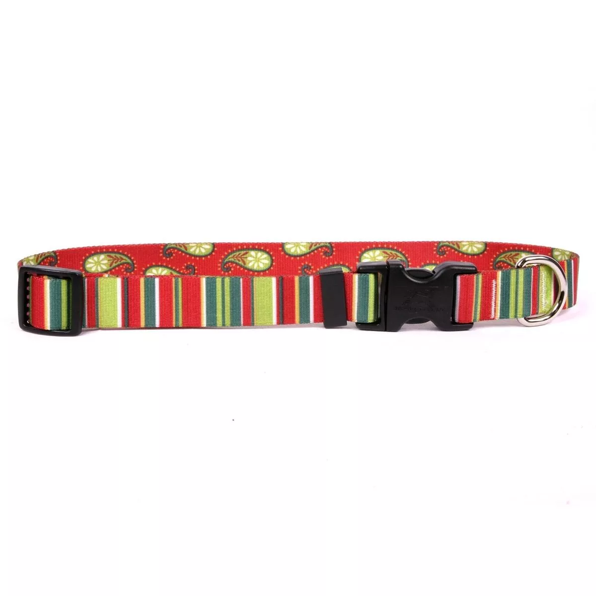 Yellow Dog Design – Holiday Stripes Collar
