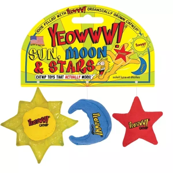 Yeowww! Catnip Sun Moon & Stars