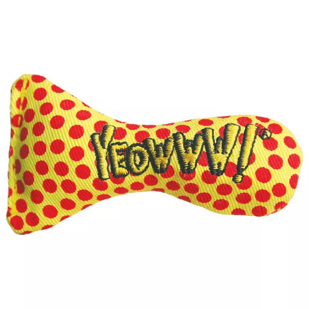Yeowww! Catnip, Yeowww! Stinkies Catnip Toy, 3 Inches, 12 Pack / Yellow, Red