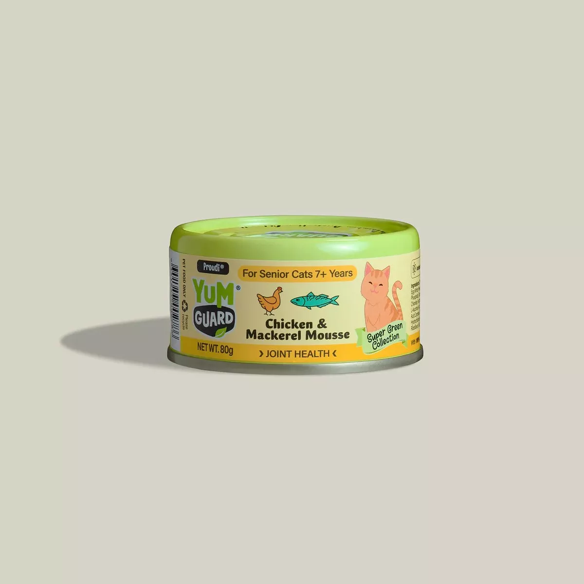 Yumguard Cat Wet Food - Joint Health Chicken & Mackerel Mousse for Senior Cats