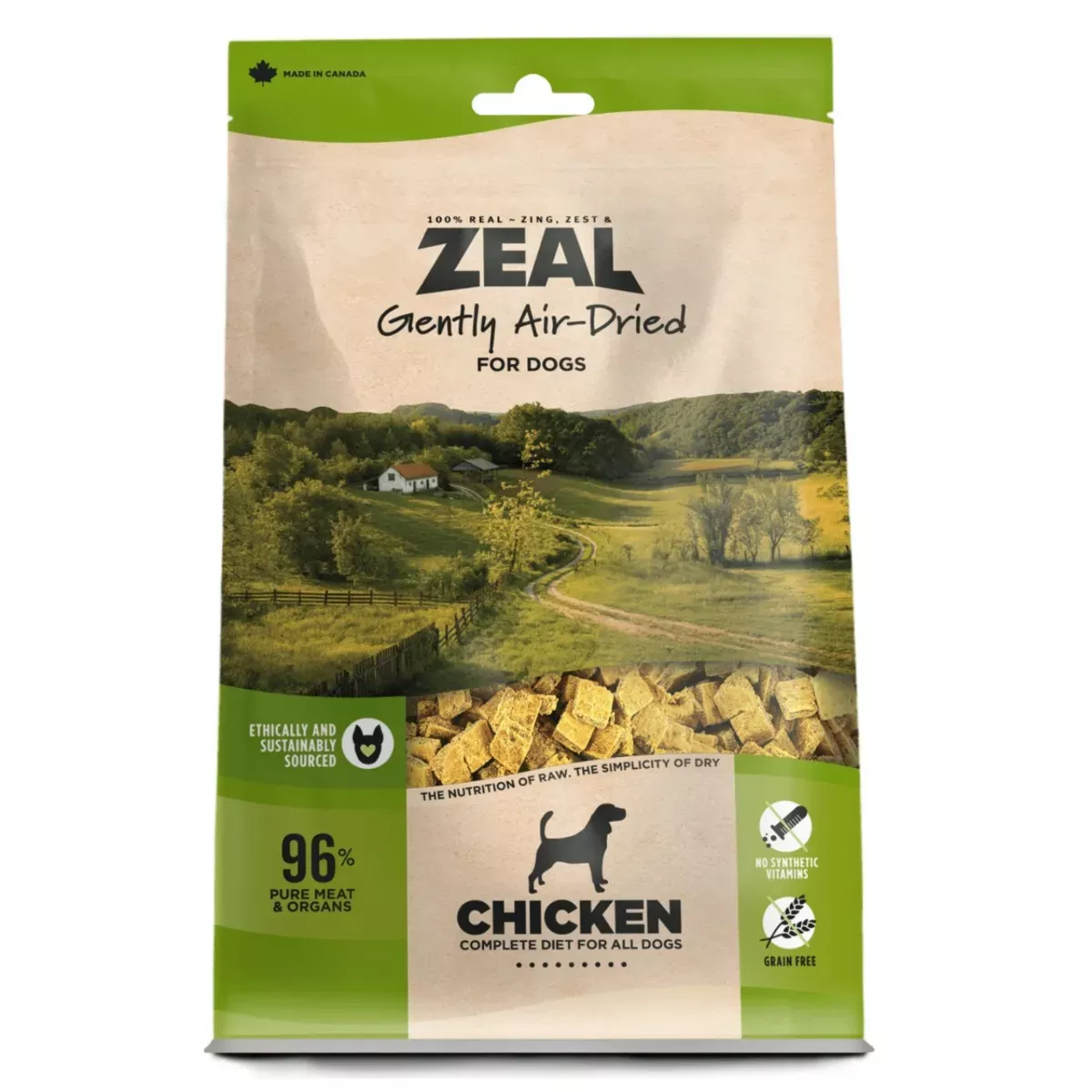 Zeal Gently Air-Dried Dog Food - Chicken