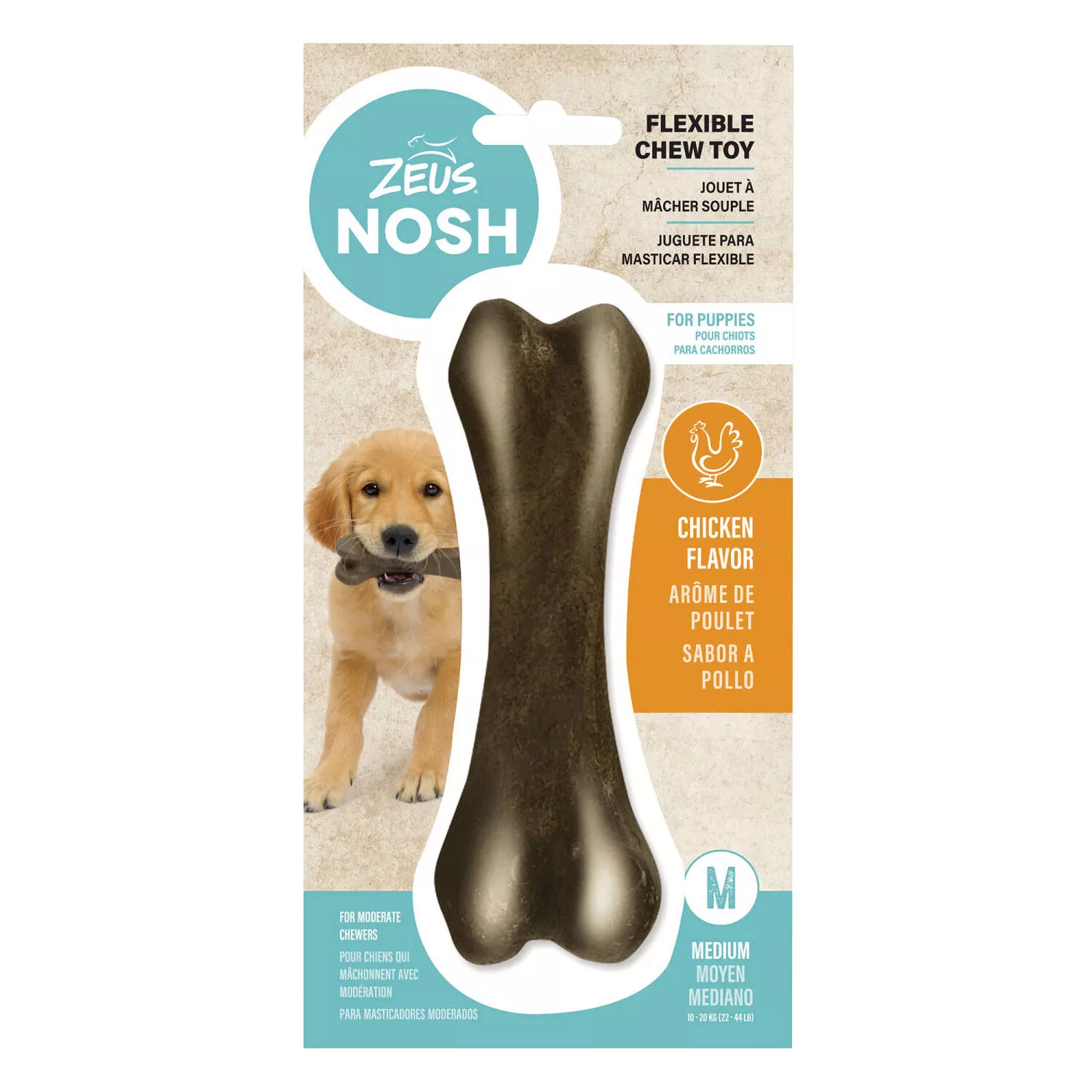 Zeus, Puppy Chew Bone - Chicken - Small