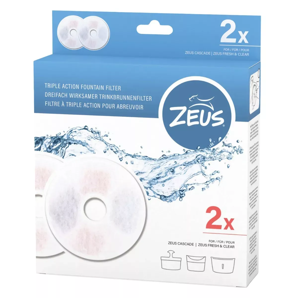 Zeus Triple Action Replacement Filters