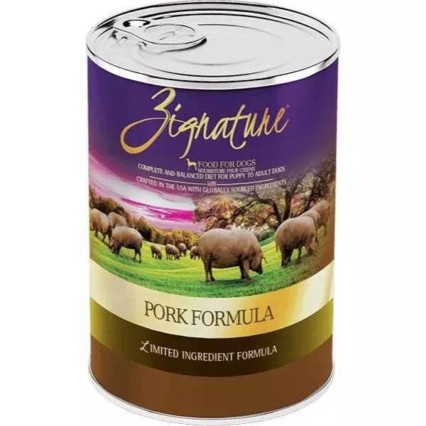 Zignature Limited Ingredient Canned Dog Food - Pork