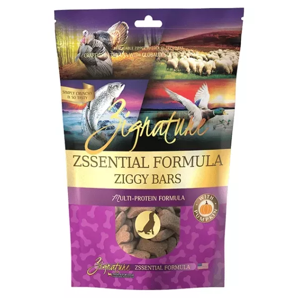 Zignature Limited Ingredient Ziggy Bar Dog Treats - Zssential Formula