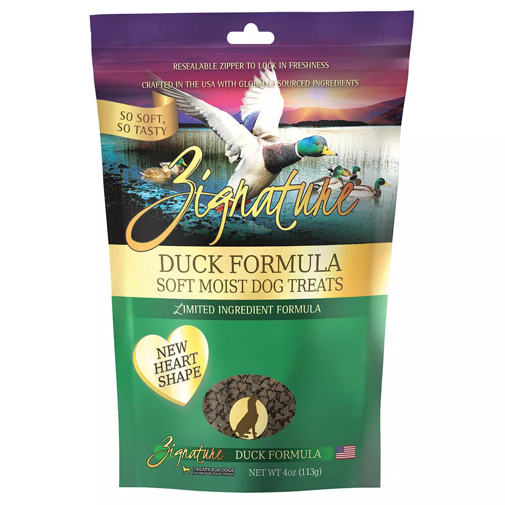 Zignature, Soft Moist Treats - Limited Ingredient - Grain Free - Duck - 113 g