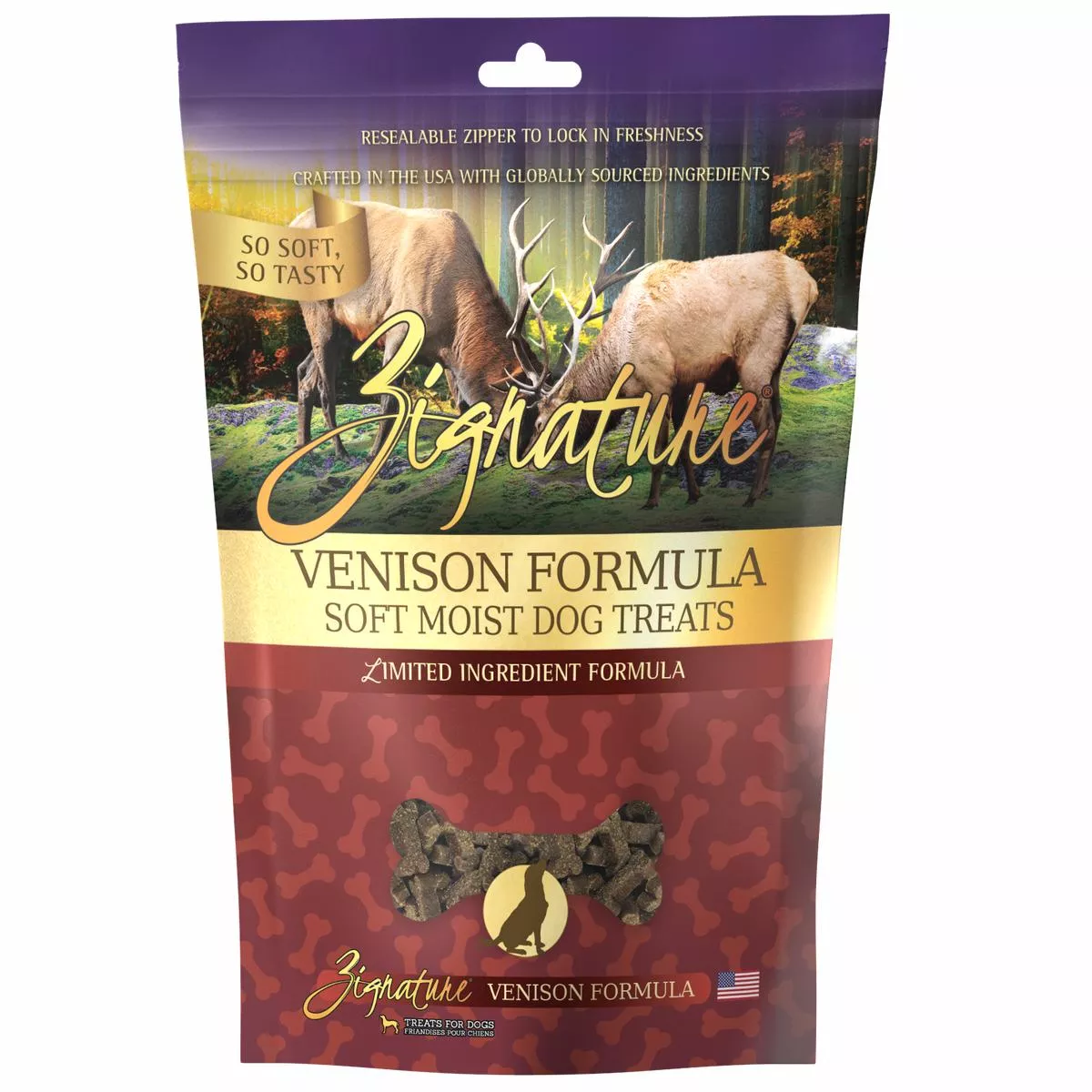 Zignature Venison Soft Moist Treats for Dogs