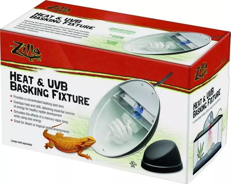 Zilla Heat And Uvb Basking Fixture Brown