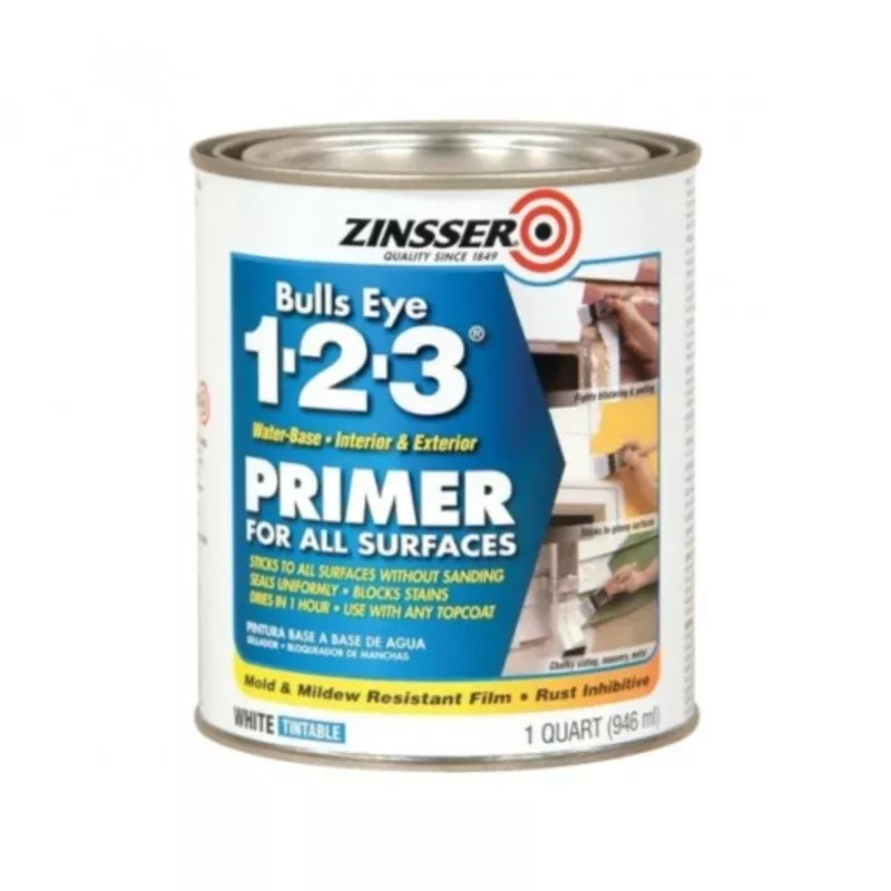 ZINSSER 02004 Primer, White, 1 qt – Farm Supplies, Livestock Feed, Pest Control Solutions and Essential Ranch Equipment Online