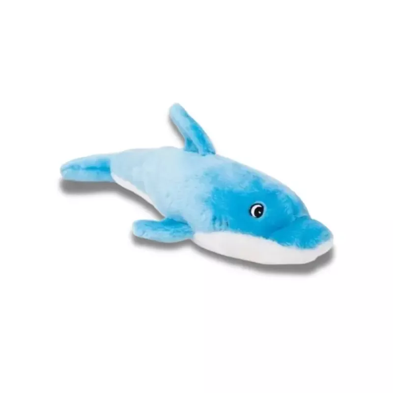 Zippy Paws Plush Squeaky Jigglerz Dog Toy – Dolphin