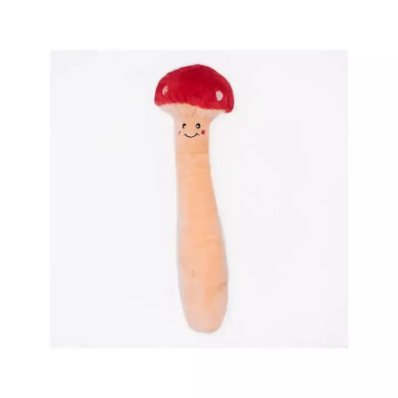 Zippy Paws Squeaky Jigglerz – Mushroom