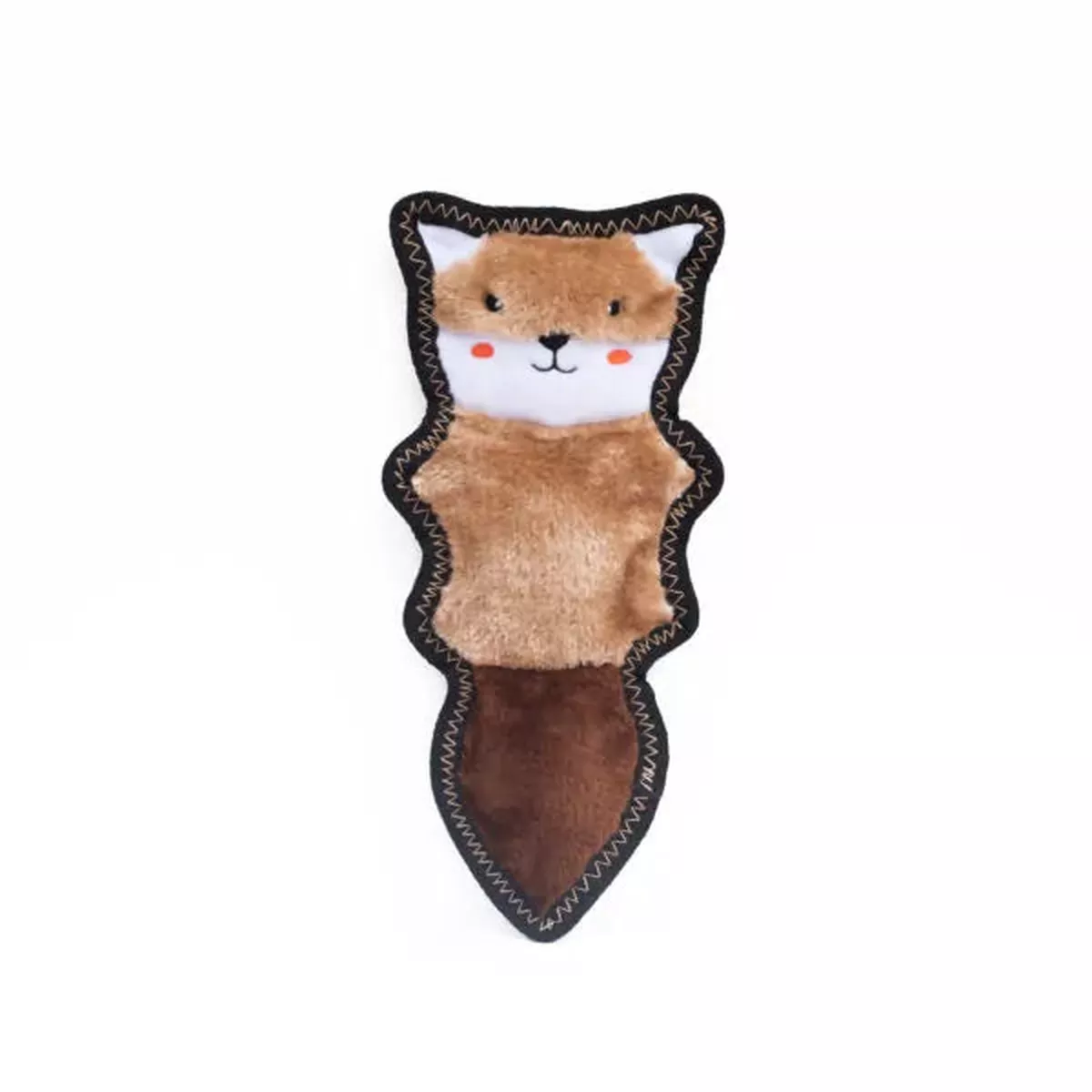 Zippy Paws Z-Stitch Skinny Peltz – Chipmunk