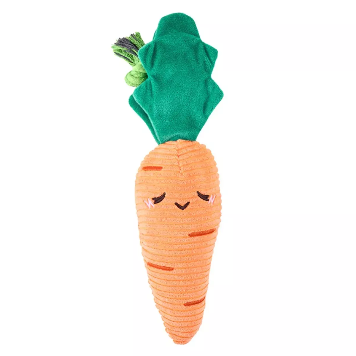 ZippyPaws Crinkle Crops Dog Toy - Carrot