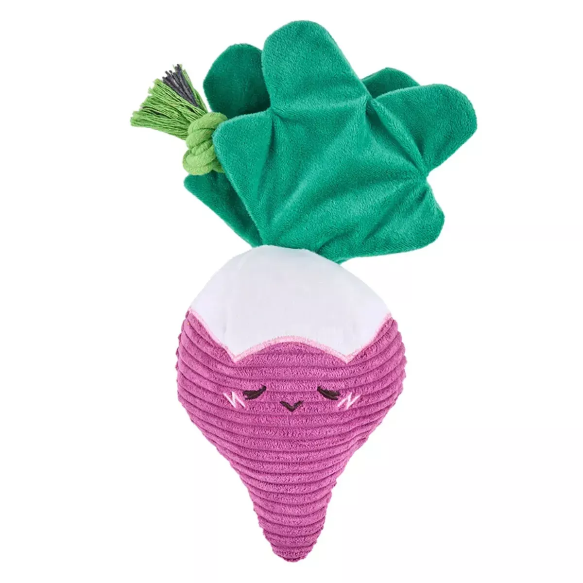ZippyPaws Crinkle Crops Dog Toy - Radish