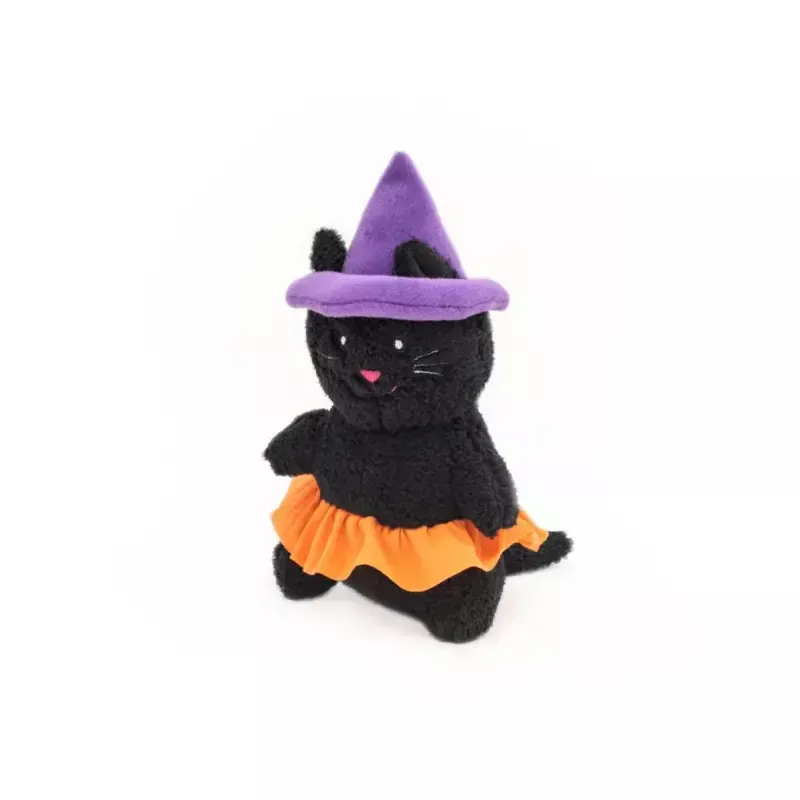 ZippyPaws HALLOWEEN CHEEKY CHUMZ WITCH CAT 27.5×16.5x10cm