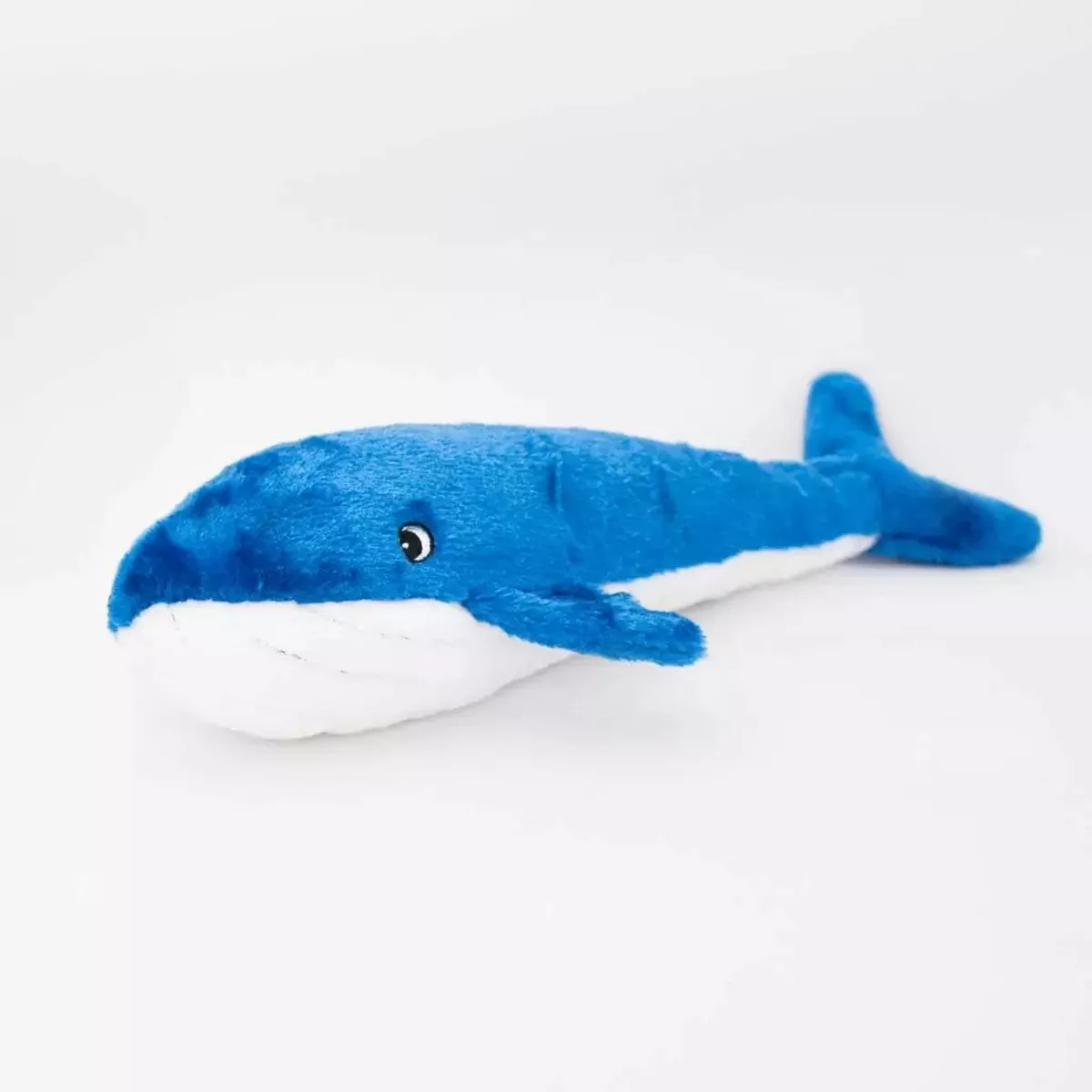 Zippypaws Plush Toys For Dog Jigglerz Blue Whale