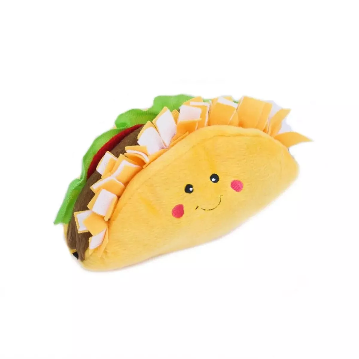 Zippypaws Plush Toys For Dog NomNomz Taco