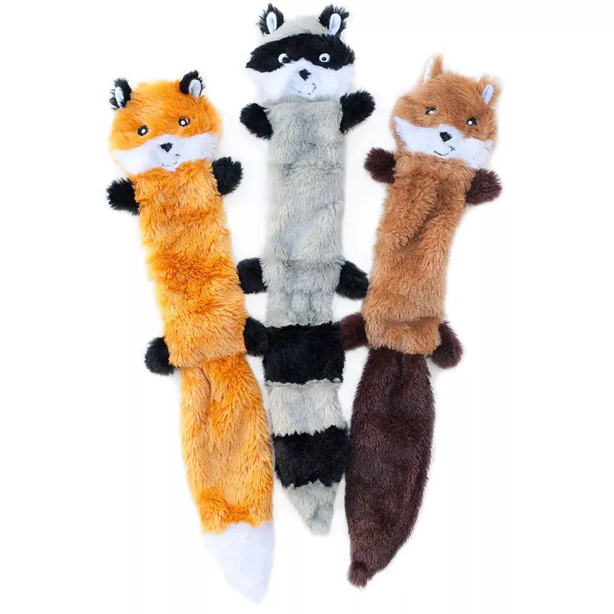 Zippypaws Plush Toys For Dog Skinny Peltz Large Set of 3