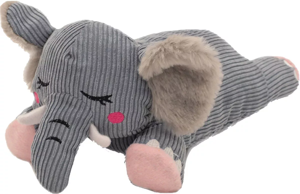 ZippyPaws Snooziez with Shhhqueaker Elephant