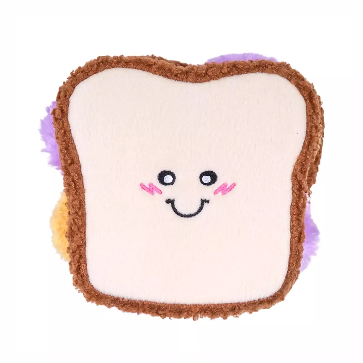 ZippyPaws Snufflerz PB&J Sandwich Dog Toy