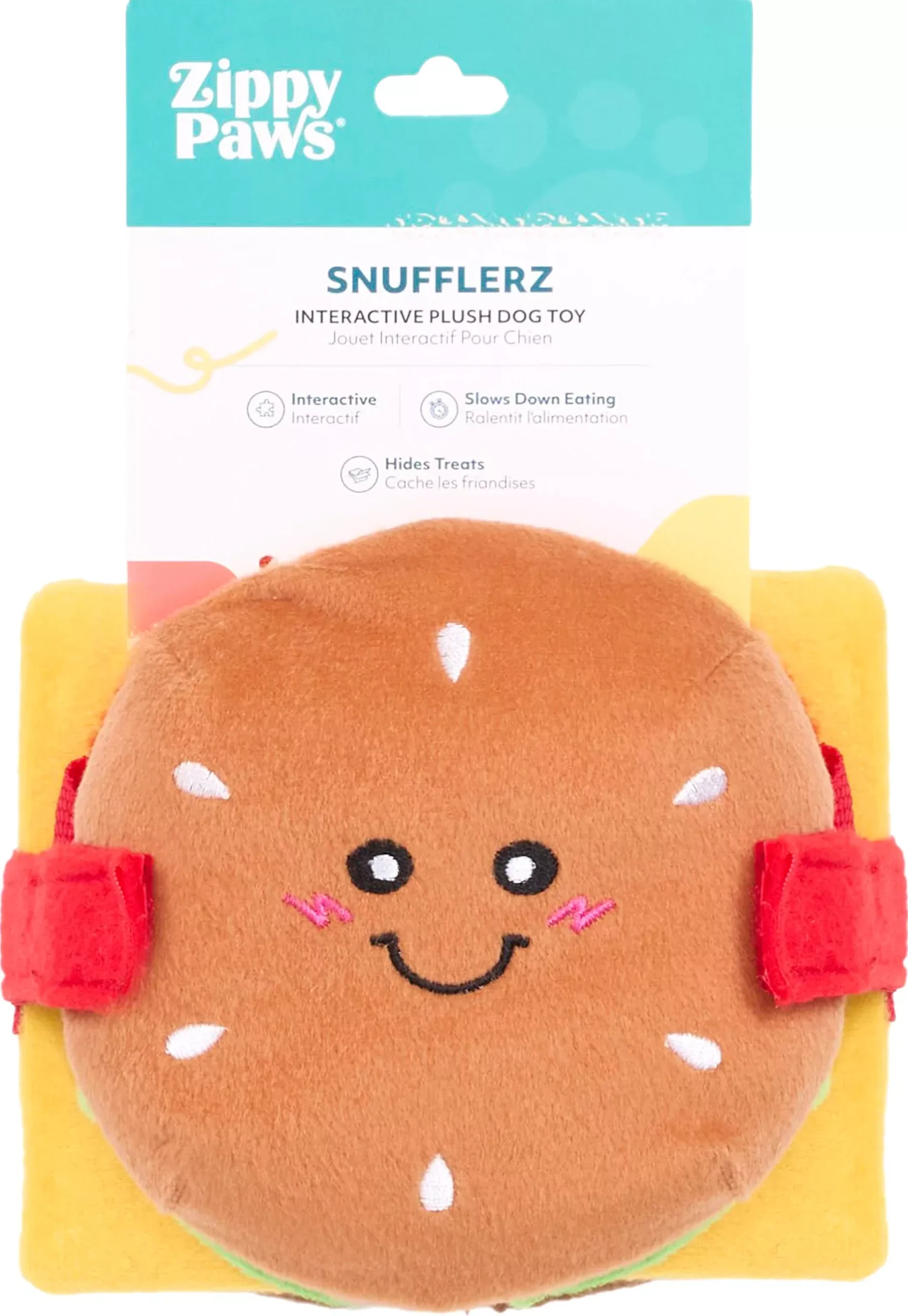 Zippypaws Snufflerz Stacks - Cheeseburger