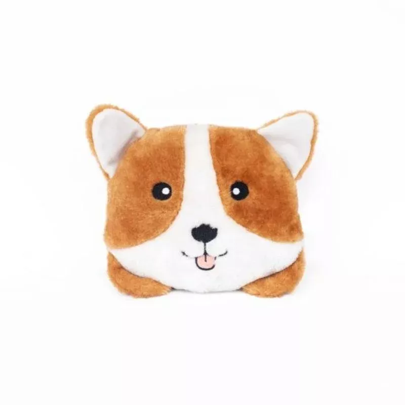 ZippyPaws Squeakie Buns Corgi Plush Dog Toy