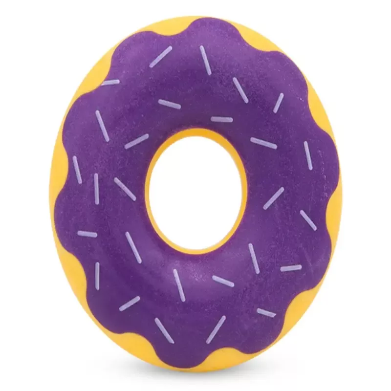 ZippyTuff Donutz Dog Toy – Grape by Zippy Paws