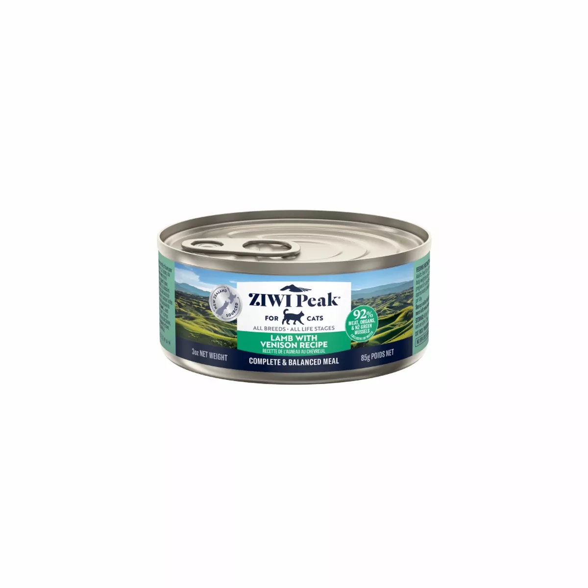 ZIWI Peak Cat Wet Food Cans Lamb with Venison Recipe