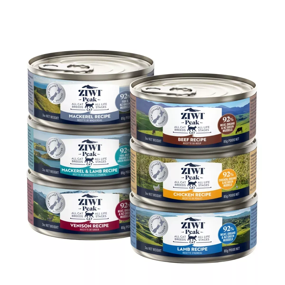 ZIWI Peak Original Series Wet Cat Food - Sampler Variety Pack