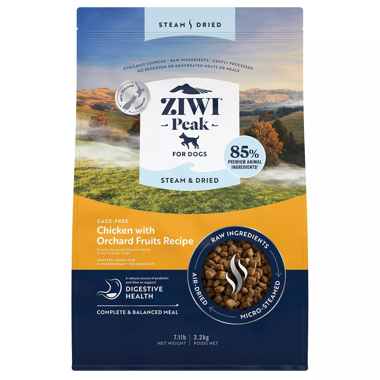 ZIWI, Peak Steam & Dried Chicken with Orchard Fruits Dog Food